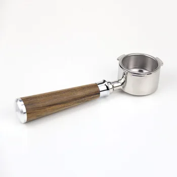 

0D 304 Stainless Steel Espresso Coffee Machine Handle Bottomless Portafilter For Delonghi EC680 EC685 51MM Bottomless Holder