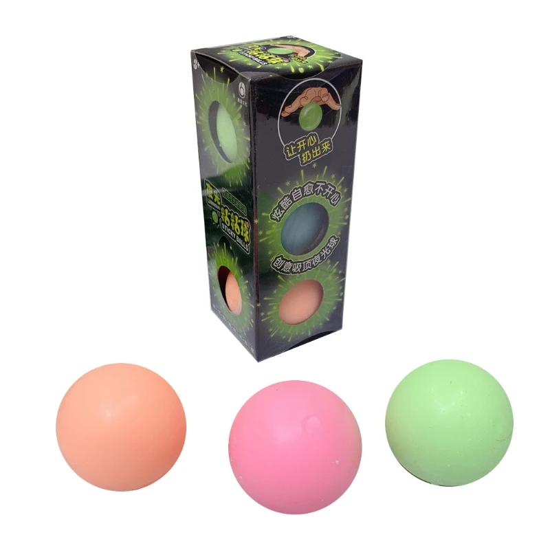 3Pcs/Set Sensory Balls Decompression Toy Assist to Reduce Stress Loneliness Autism Therapy Office ADD Anxiety Relief A2UB | Игрушки и