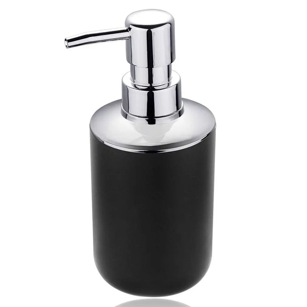 Creative Trash Can Hotel Household Goods Frosted Surface Plastic Bathroom 6Pcs Set Wash Bathroom Toiletries Set black/white