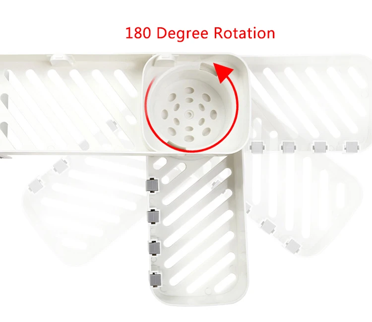 Белые и черные многофункциональные полки для ванной/кухни, вращающиеся на 180 градусов с башней и крючками, настенный держатель для душа, аксессуары