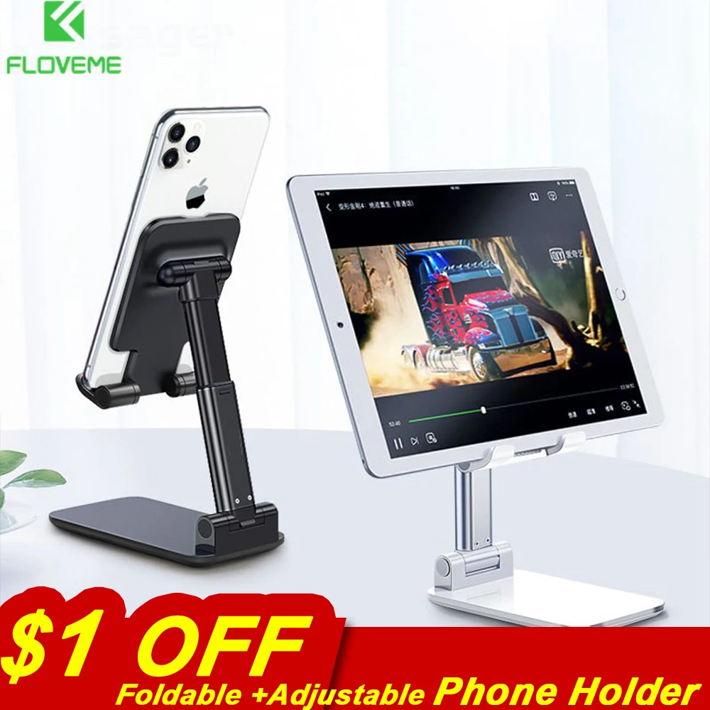 

Foldable Mobile Phone Holder Stand Adjustable Desktop Holder Tablet Stand For iPad Tablet Xiaomi Samsung Holder Cell Phone Stand
