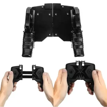 K21 모바일 게임 슈터 용 Pubg 컨트롤러 용 I-os 용 화재 버튼 An0droid 전화 게임 패드 조이스틱 PUGB 도우미 홀더