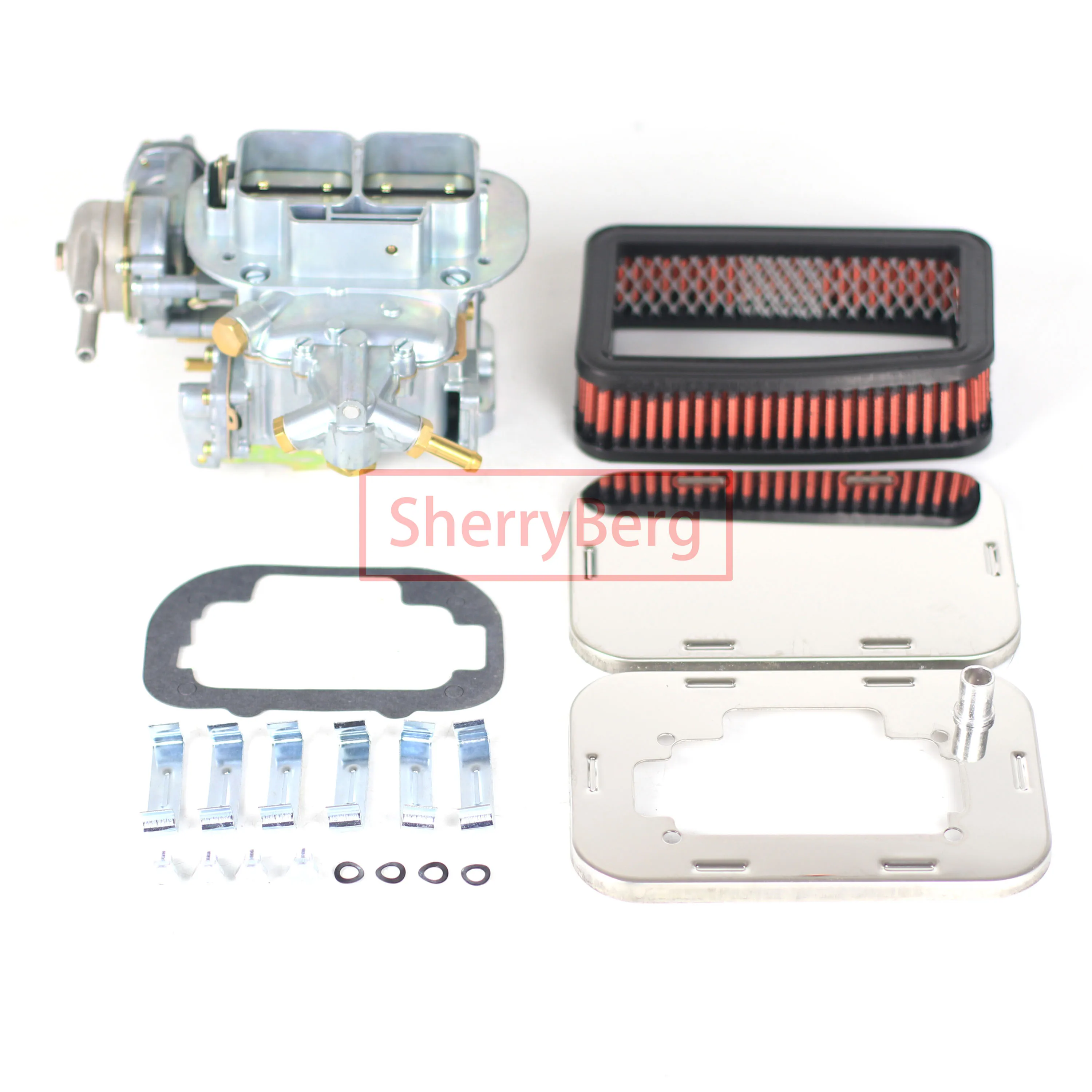 

Карбюратор SherryBerg Carby для Toyota Mitsubishi SUZUKI ISUZU WEBER 32/36DGAV 32 36, карбюратор с конвертером воздушного фильтра