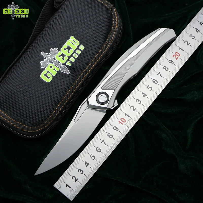 Квантовый складной нож Green Thorn лезвие S110V титановая ручка карманные кухонные ножи