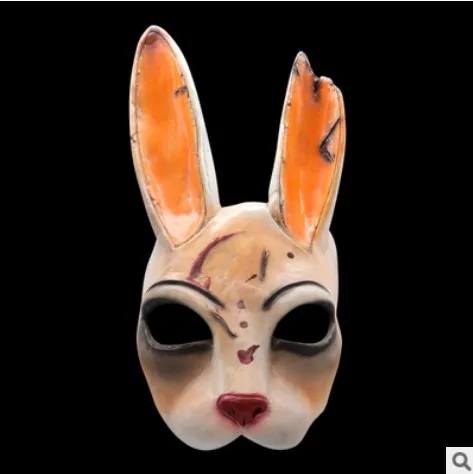 rabbit Dawn Kill машина маска Cos игра вокруг реквизит Хэллоуин Латексная ужас злой Мясник защелкивающаяся маска - Color: rabbit