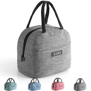 

Lunch Box Portable Insulated Canvas Lunch Bag Thermal Food Picnic Lunch Bags For Women Kids Camping Outdoor Handbag
