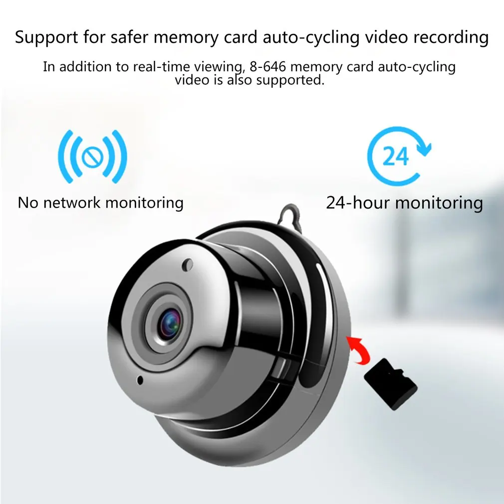 

HD Night Vision Smart Home Pet Care Wireless Wifi Network Surveillance Camera Home Security Surveillance