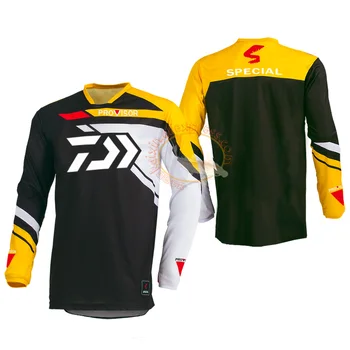 

New Arrive Plus Size Autumn Daiwa Dawa Men Fishing Shirt Breathable Hygroscopicity Quick Drying Anti-UV Fishing Clothing XS-5XL