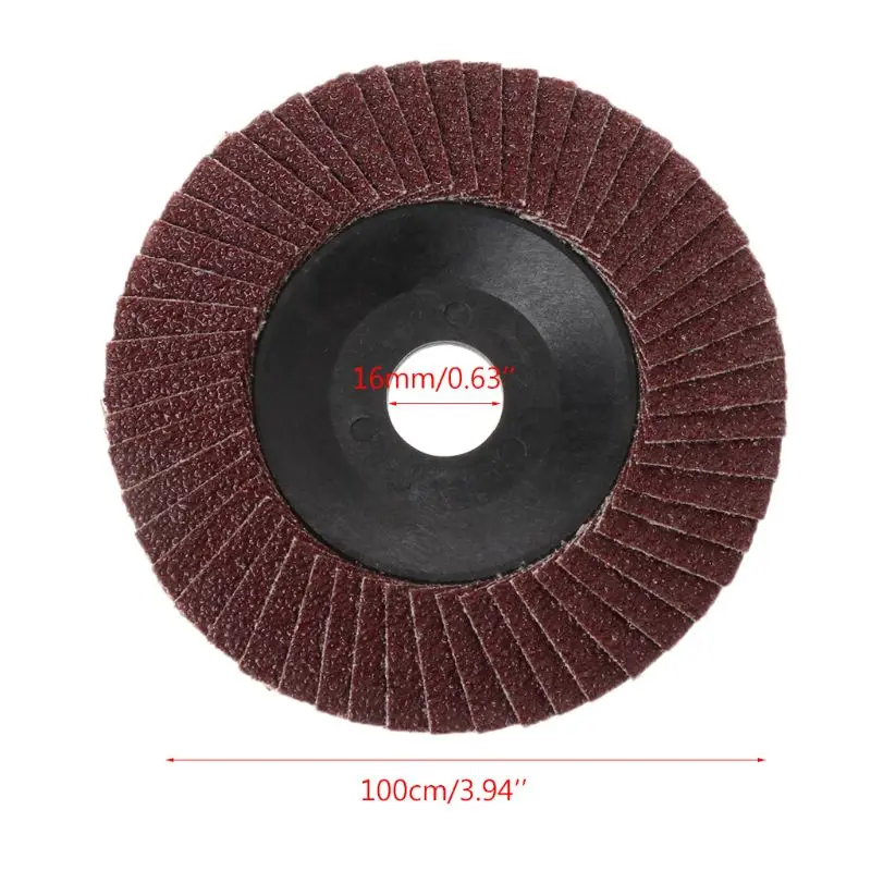 Абразивный 100 мм Полировочный шлифовальный диск быстрого изменения шлифовальный диск для наждачный круг 80 зернистости