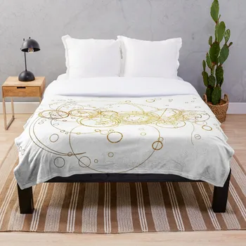 

Time Lord Writing transparent Throw Blanket Soft Sherpa Blanket Bed Sheet Single Knee Blanket Office Nap Blanket