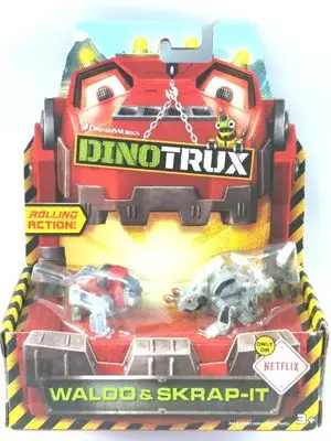 With original box Dinotrux Dinosaur Truck Removable Dinosaur Toy Car Mini Models New Children's Gifts Dinosaur Models 9