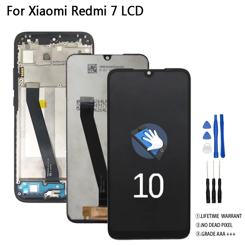 

6.26"For Xiaomi Redmi 7 LCD Display Touch Screen Digitizer Assembly For Redmi7 lcd Display Snapdragon 632 lcd Screen Phone Parts