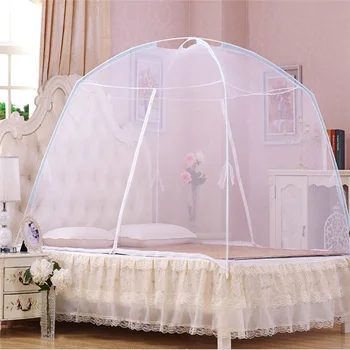

Encryption Full-bottom Mosquito Net 6 Sizes Mongolian Yurt Mosquito Net For Double Bed Dormitory Student Single Mosquito Netting