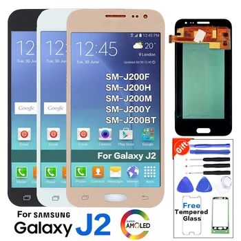 

j200 lcd For Samsung Galaxy J2 2015 J200F J200M J200H J200Y LCD Display Digitizer Touch Screen Assembly For samsung j2 j200 lcd