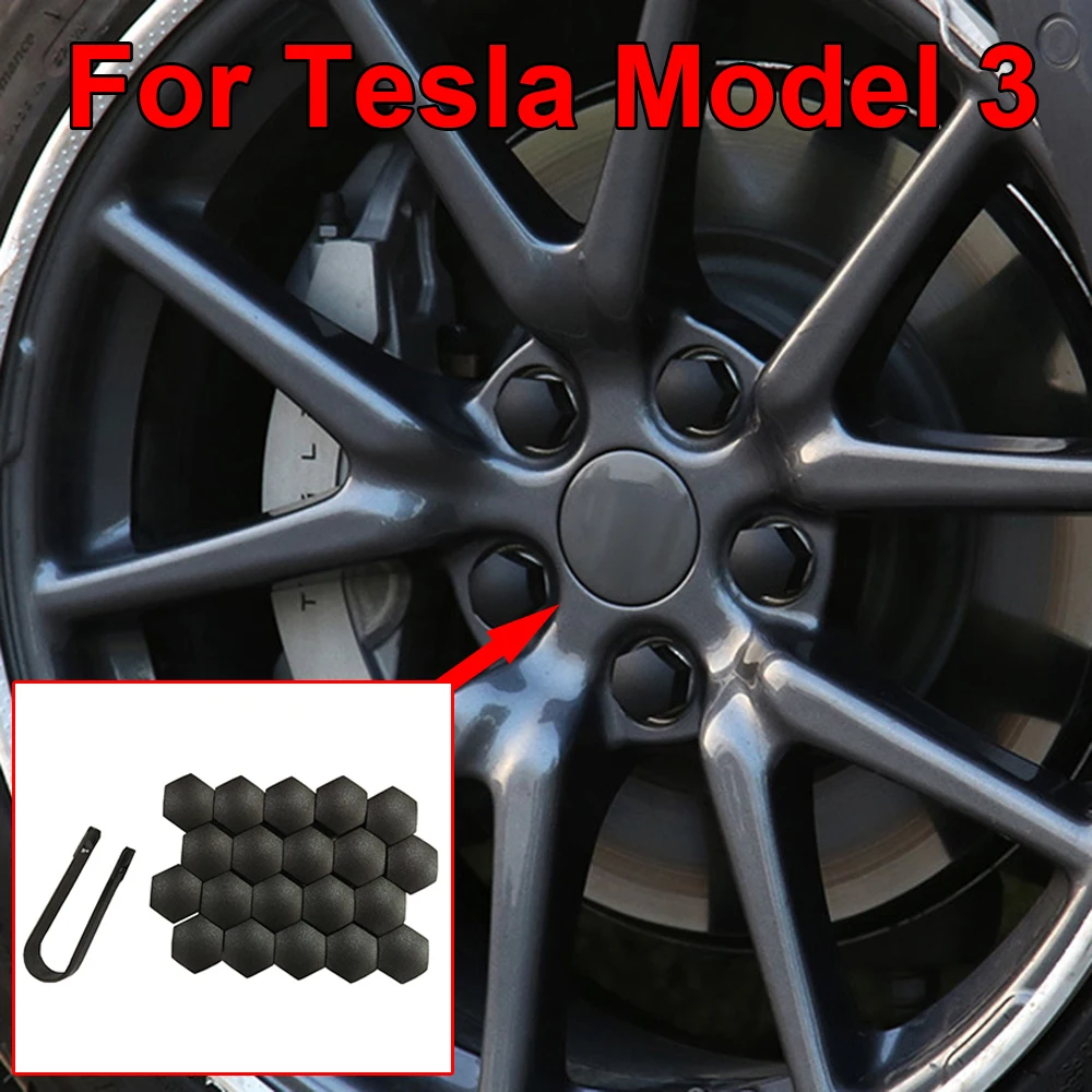 Набор колесных гаек колпачок комплект для Tesla модель 3 Декор замена крышки Защитный