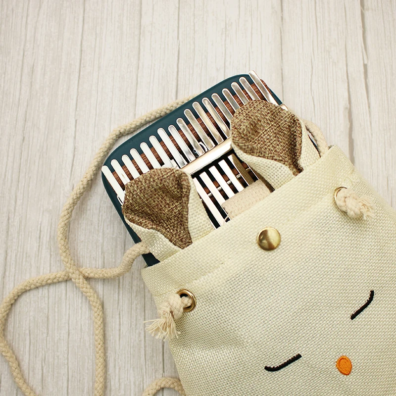17 ключ палец калимба Paino Mbira Sanza большой пианино карманный размер поддерживающая