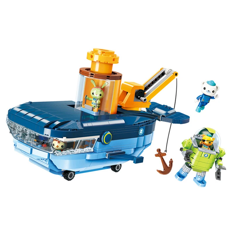 enleten Octonauts мультфильм совместимые LGSET Конструкторы duplo кирпичи развивающие игрушки подарки на день рождения фигурки Dashi