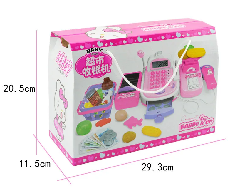 Douyin игровой домик игрушки модель детский кассовый аппарат набор детский супермаркет Касса машина игрушка