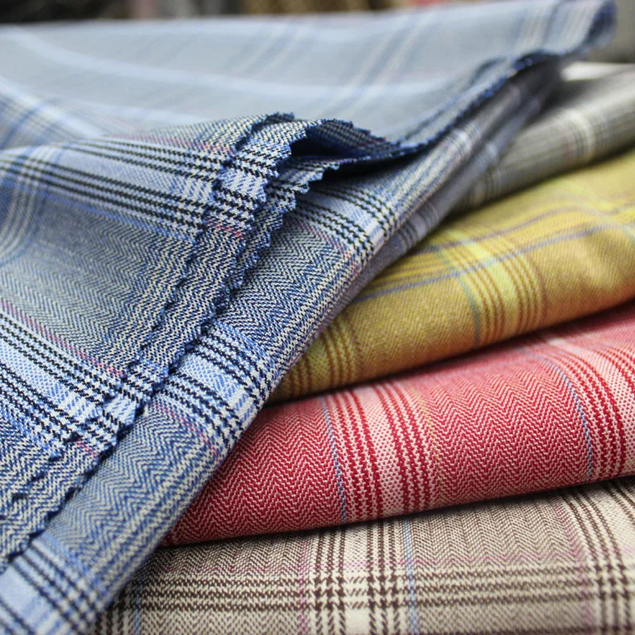 Куртка, пальто, тканевые эластичные брюки, материал, шотландский клетчатый костюм, телячья ткань, лоскутное изделие, 1 ярд