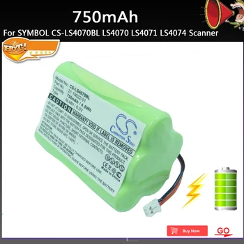 

3pcs New Scanner parts 750mAh Scanner Batteries For SYMBOL CS-LS4070BL LS4070 LS4071 LS4074 Scanner PN:21-19022-01