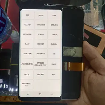 

New OLED Test LCD For Samsung S8 G950 G950F Touch Screen LCD Display Digitizer For Samsung Galaxy S8 G950 No Defect No brun