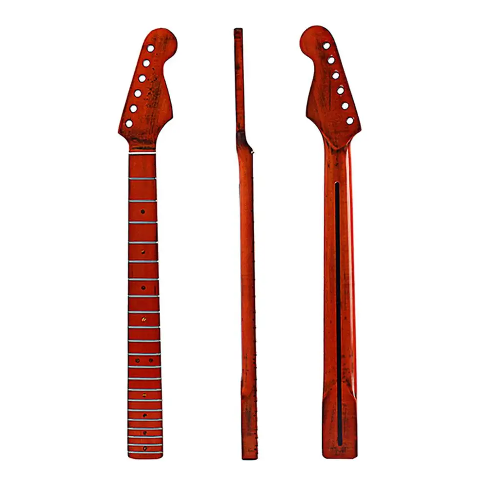 

100% Brand New and High Quality 21 Frets Maple Wood Electric Guitar Neck Guitar Musical Instrument Replacement Accessories Parts