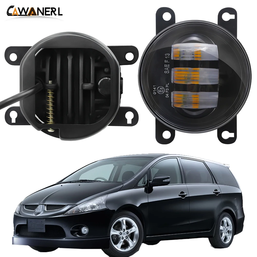 Fog Light Assembly 30W Car Front Bumper LED Lamp Daytime Running 6000LM 12V For Mitsubishi Grandis NA_W MPV 2004-2011 | Автомобили и