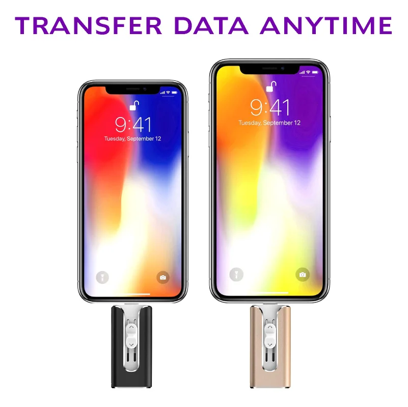 jump drive 3in1 Otg Usb Flash Drive 8gb 16gb 32gb 64gb 128gb 256gb For Iphone Ipad Tablet phone lightning android Pen Drive Usb Stick 64gb usb