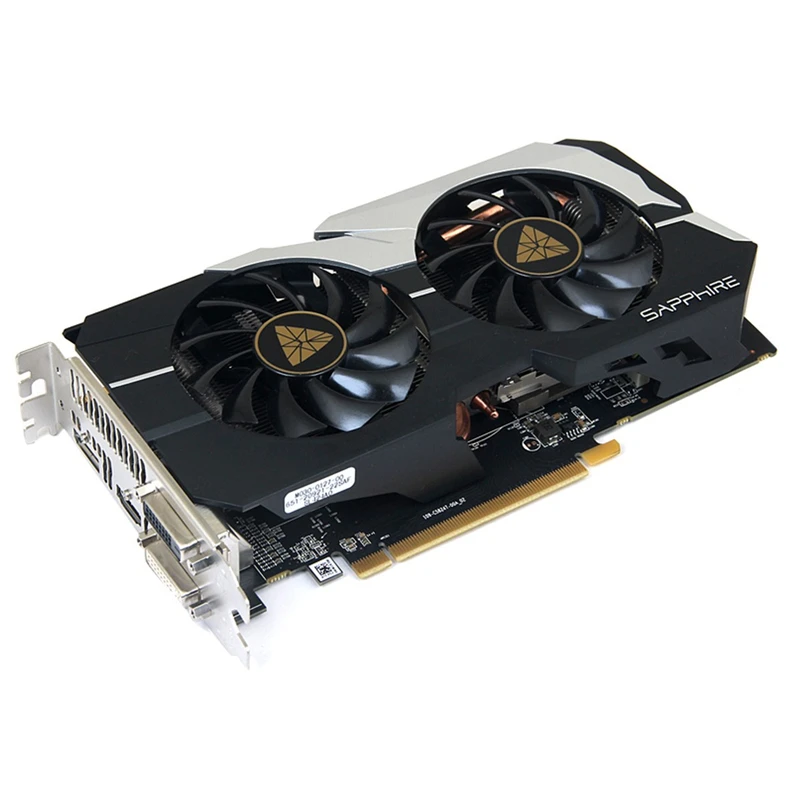 SAPPHIRE R7 260X 2GB Video Cards GPU AMD Radeon R7260X 2G GDDR5 Graphics Cards Computer Game Map Cards GTX 750ti 750 external graphics card for pc