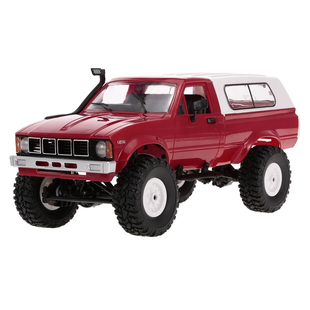 WPL C-24 2,4G 4WD 1:16 внедорожный рок-гусеничный с передним светодиодный Радиоуправляемый автомобиль RTR