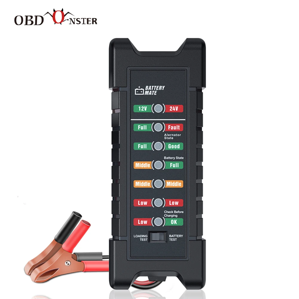 For Sale Analyze ALTERNATOR Car-Battery-Tester Auto-Diagnostic-Tools Led-Light-Display 24-Volts WDgEaB3lV