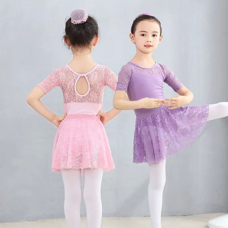 professional ballet tutu leotard ballet dress girl kids ballet tights rhythmis leotard gymnastics lace turnpakje ballerina