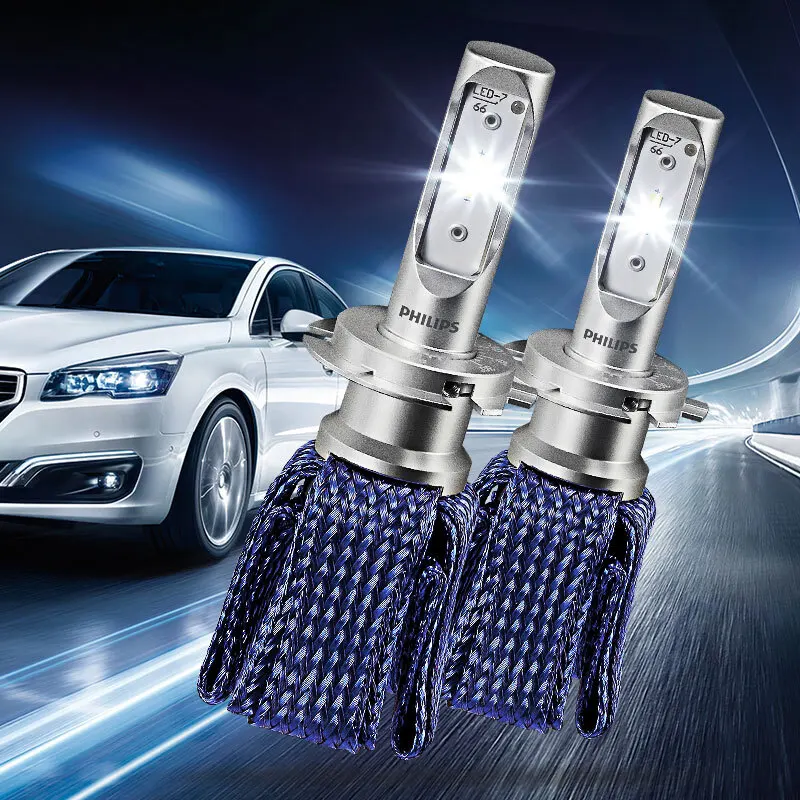 

2X Philips Ultinon Essential LED Kit 6000K 12V H7 Headlight 100% More Brightness Car LED Genuine Lamps Original Bulbs 11972UEX2