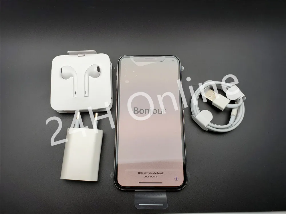 90% New Apple iPhone X 5.8" Original Super Retina OLED Face ID 3GB RAM 64/256GB ROM A11 Bionic 4G IOS LTE Unlocked Cell Phone