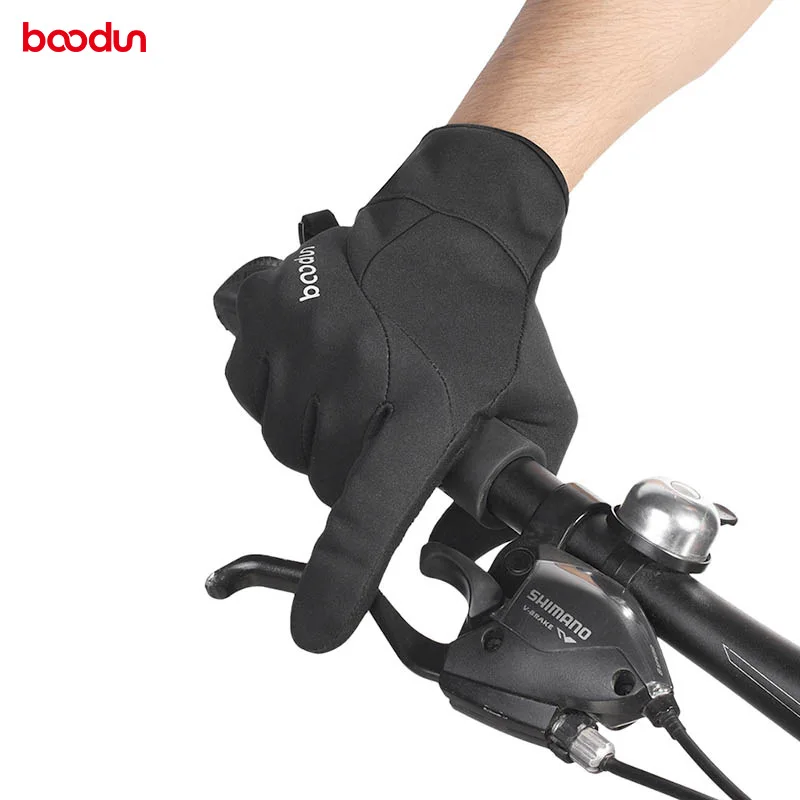 Кроссовки мужские и женские велосипедные перчатки зимние уличные ветрозащитные теплые перчатки для верховой езды с сенсорным экраном Нескользящие амортизирующие теплые