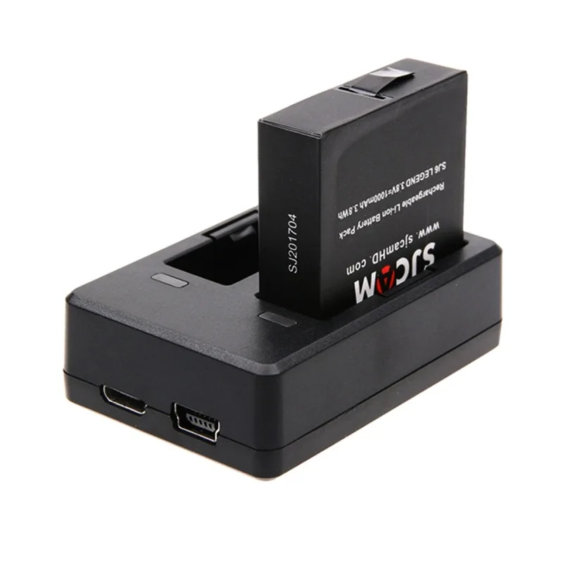 

SJCAM SJ6 Dual Batteries Charger with LED Indicator Light & USB Cable