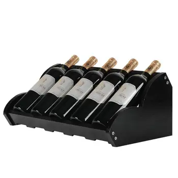 

European solid wood wine rack decoration simple wooden wine display rack living room wine cabinet wine shelf can be customized