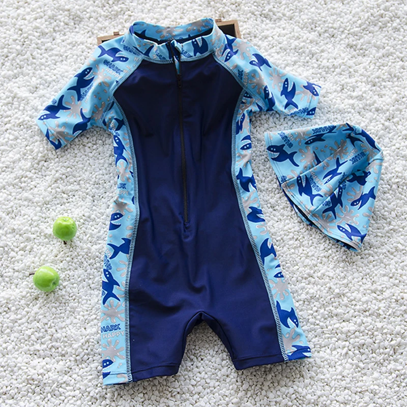 One Piece Swimsuit Boy Shorts Swimsuits Boys Swimming Suits 112