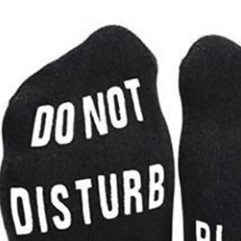 Do Not Disturb I Am Playing Game Symbol Unisex Novelty Funny Cotton Ankle Socks