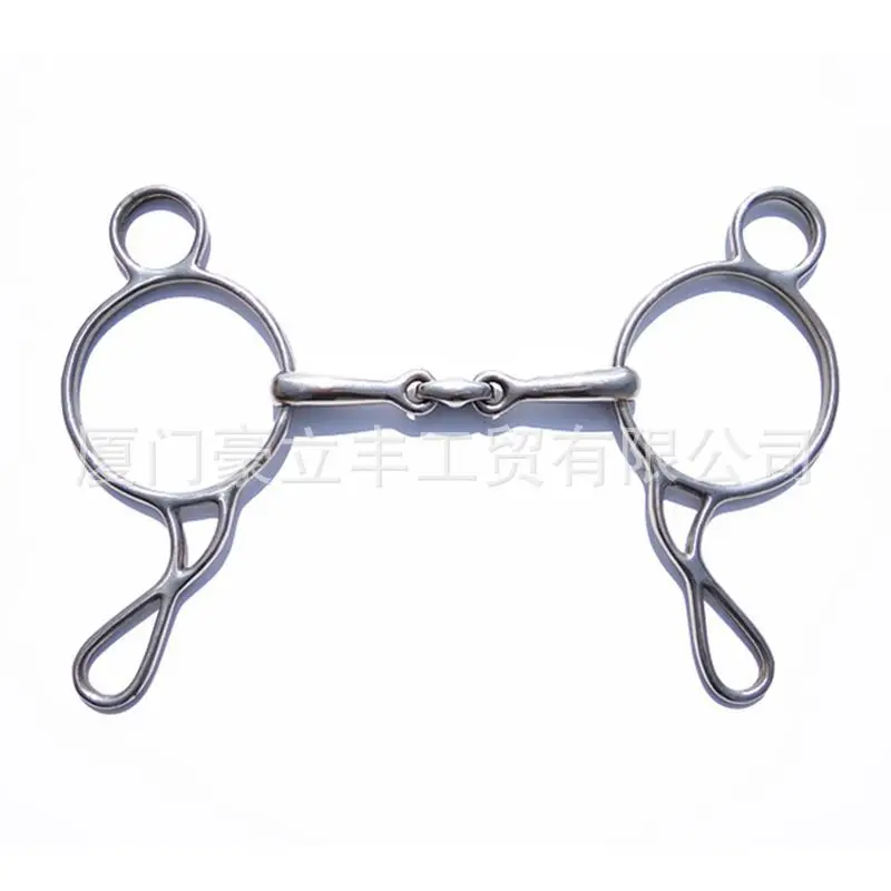 

Equestrian Supplies Snaffle Bit Horse Harness Gag Bit Iron