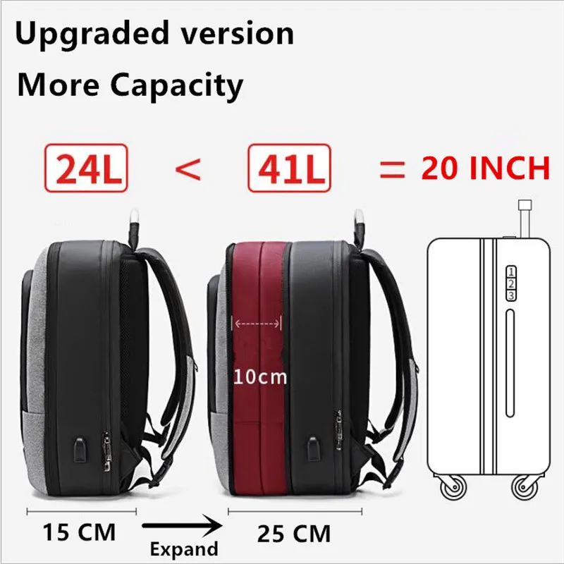 ArcticHunter Sale Laptop Backpack Men 17 inch Office Work Men Backpack Business Bag Unisex 10 inch iPad Backpack Thin Back Pack