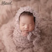 Ylsteed трикотажные стрейч одеяла для новорожденных младенцев съемки реквизит детский плед для фотографирования новорожденных