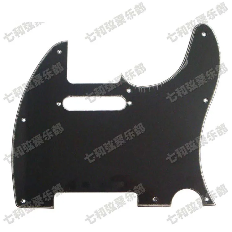 

Black PVC 3-Ply Electric Guitar Pickguard Scratch Plate with Screws