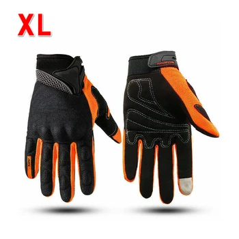 

1 Pair Motorcycle Racing Anti-Skid Breathable Riding Full Finger Gloves Unisex
