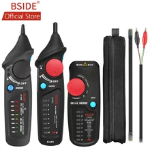 BSIDE FWT82 Digital Mode Network Cable Tracker Wire Toner RJ45 RJ11 Ethernet LAN Tracer Analyzer Detector Line Finder with AVD06 bside fwt11 high quality rj11 rj45 telephone wire tracker tracer toner ethernet lan network cable tester detector line finder