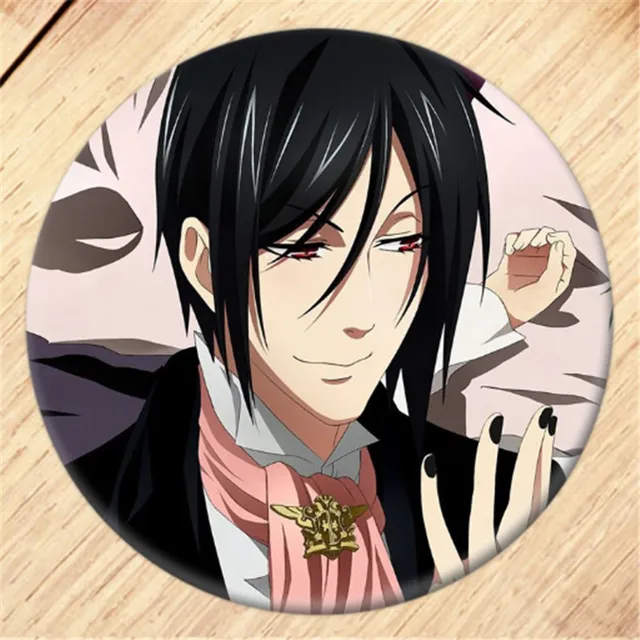 Anime Black Butler Brooch Pin Cosplay Badge Accessories For Clothes Backpack Decoration Children's gift B003 3