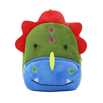 

1pc Childrens Dinosaur Backpack Cute Soft Adorable Plush Kawaii Backpack Children Bag Animal Bookbag for Children Kids Toddler