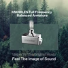 AUDIOSENSE DT100 HiFi Stereo Knowles Single Balanced Armature Earphones IEMs with Detachable MMCX Cable 3D Printing Resin Shell 2