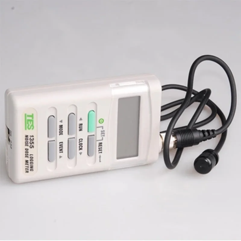 TES1355 RS 232 Datalogging измеритель уровня шума Измеритель звука диапазон измерения 70