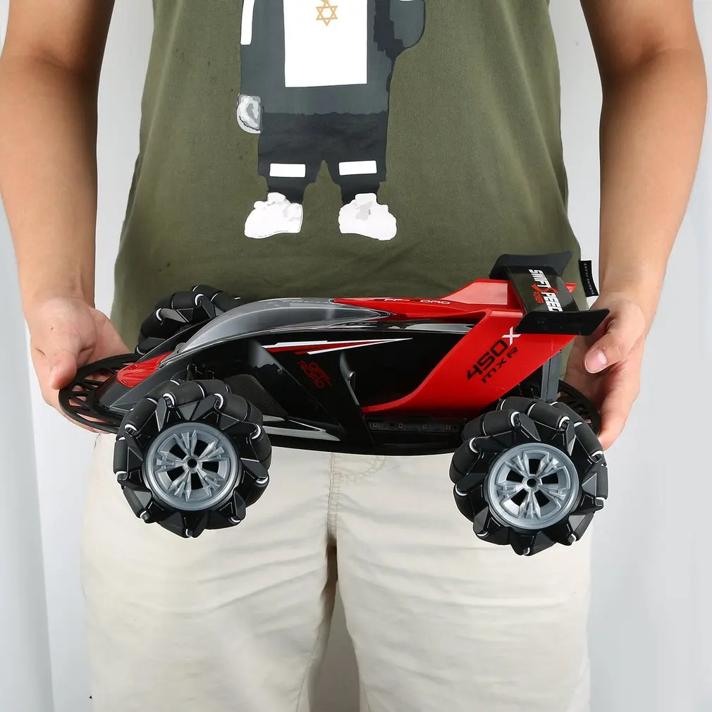 Z108 2,4 GHz 1/10 RC автомобиль дрейф автомобиль 360 градусов спиннинг трюк 20 км/ч Mecanum Omni колесо внедорожный автомобиль с светильник и музыкой